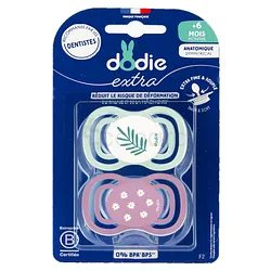 DODIE SUCETTE +18 MOIS DUO EXTRA FINE ROSE F2 REFERENCE 2365