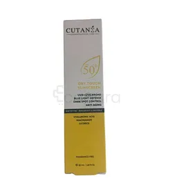 CUTANEA ECRAN MATIFIANT TOUCHER SEC PEAUX NORMALE A GRASSE SPF50+ 50ML