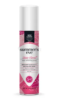 SUMMER'S EVE SHEER FLORAL FRESHINING SPRAY 59ML