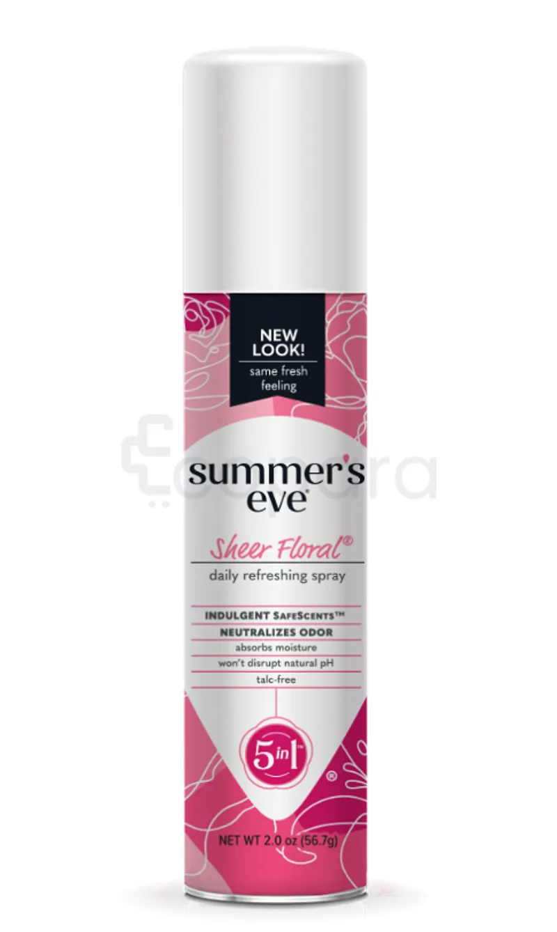 SUMMER'S EVE SHEER FLORAL FRESHINING SPRAY 59ML