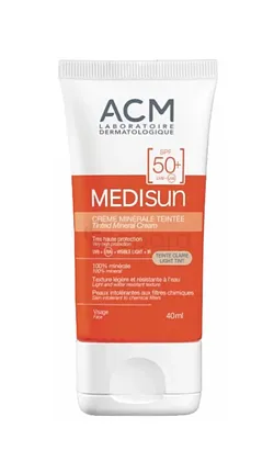 ACM MEDISUN CREME MINERALE TEINTEE TEINTE CLAIRE SPF 50+ 40ML