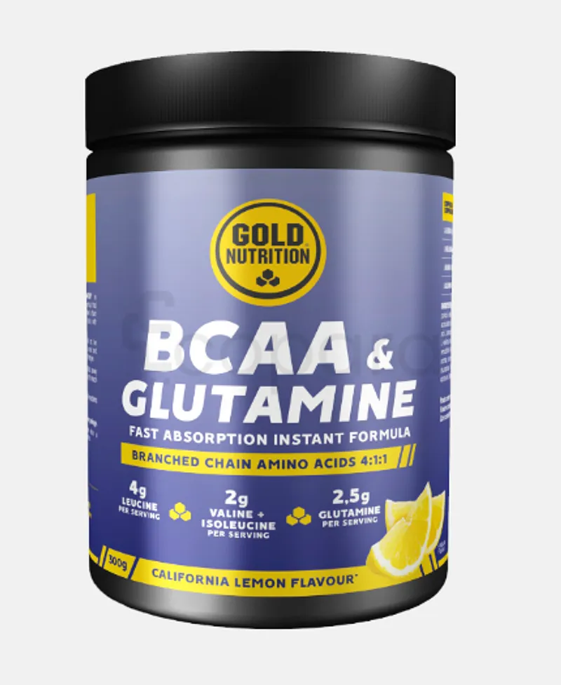 GOLD NUTRITION BCAA & GLUTAMINE CALIFORNIA LEMON FLAVOUR 300G