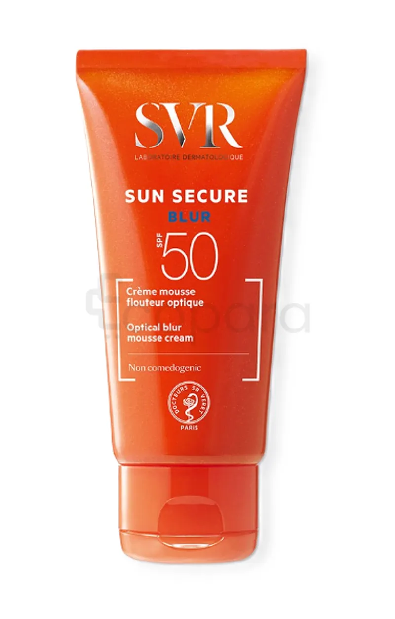 SVR SUN SECURE BLUR CREME MOUSSE FLOUTEUR OPTIQUE INVISIBLE SPF50 50ML