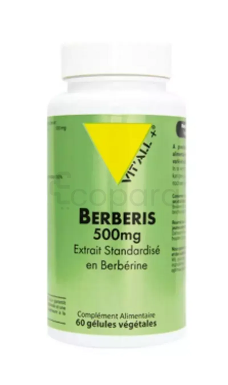 VITALL+ BERBERIS 500MG BOITE DE 60 GELULES