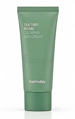FARMSTAY TEA TREE BIOME CALMING SUN CREME 50G