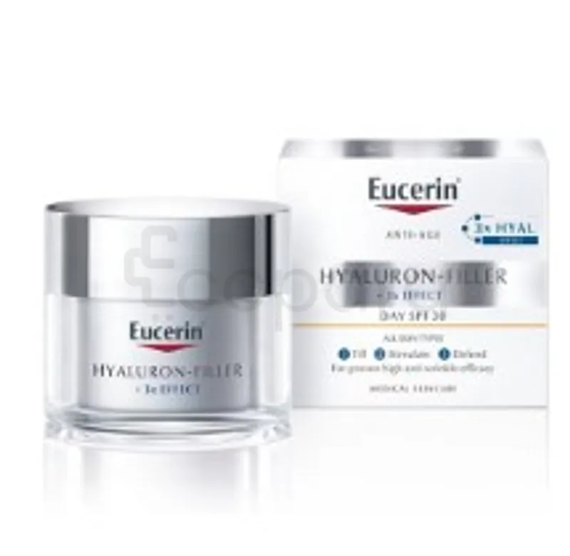 EUCERIN ANTI-AGE HYALURON FILLER +3*EFFECT PEAUX SECHES SOIN DE JOUR SPF15 50ML