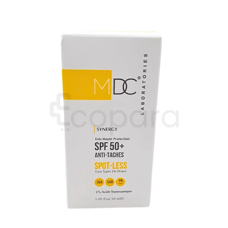 MDC SYNERGY ANTI-TACHES SPF50+ TOUS TYPES DE PEUX 50ML