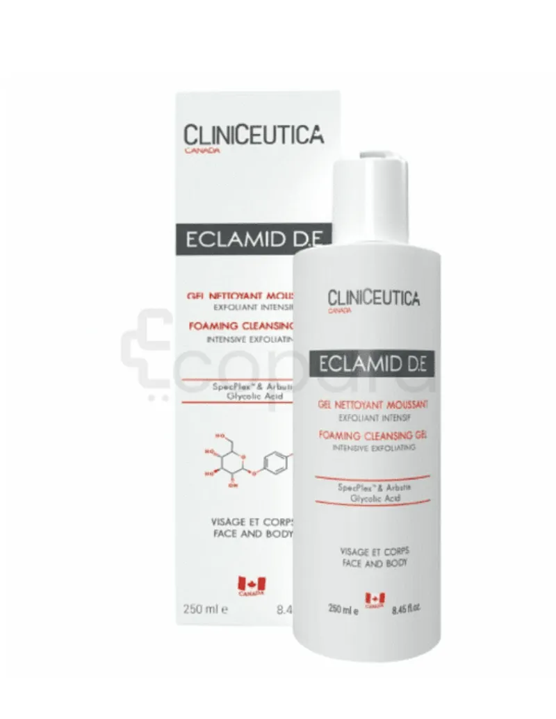 CLINICEUTICA ECLAMIDE D.E GEL NETTOYANT MOUSSANT 250ML