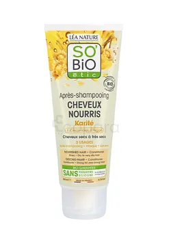 SO'BIO ETIC APRES SHAMPOOING NOURRISSANT AU BEURRE DE KARITE ET CERAMIDE D'ARGAN 200ML