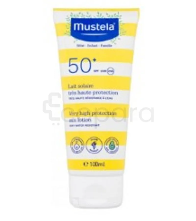 MUSTELA LAIT SOLAIRE TRES HAUTE PROTECTION SPF50+ 100ML