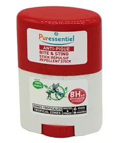 PURESSENTIEL ANTI-PIQUE STICK REPULSIF WATERPROOF 20ML