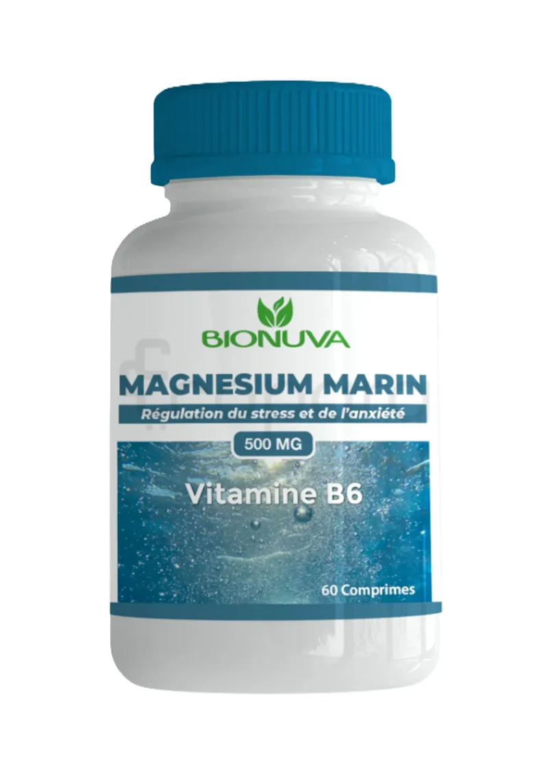 BIONUVA MAGNESIUM MARIN 500MG BOITE DE 60 COMPRIMES