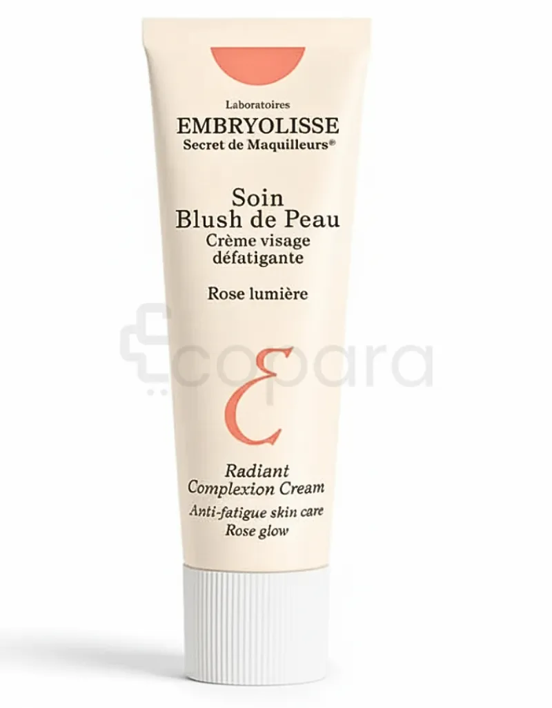 EMBRYOLISSE SOIN BLUSH DE PEAU CREME VISAGE DEFATIGANTE ROSE LUMIERE 30ML