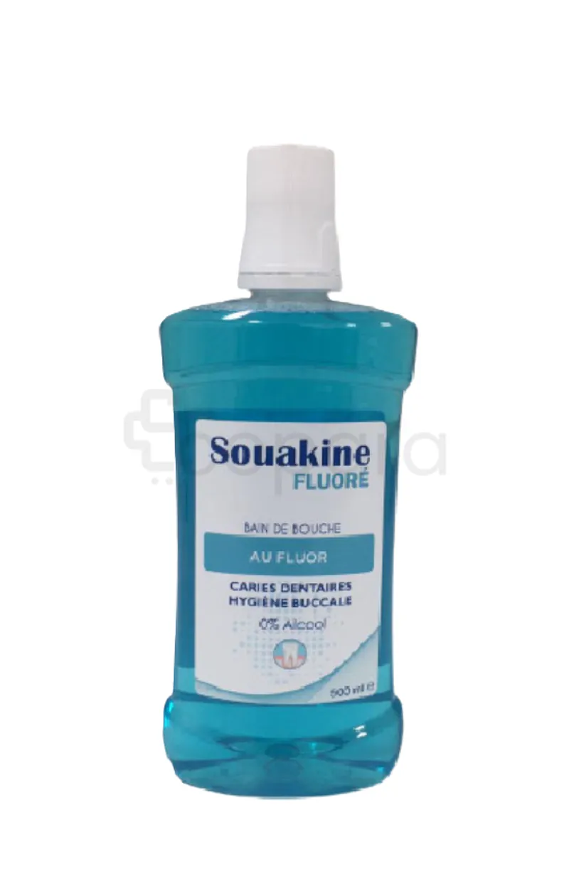 SOUAKINE FLUORE BAIN DE BOUCHE 500ML