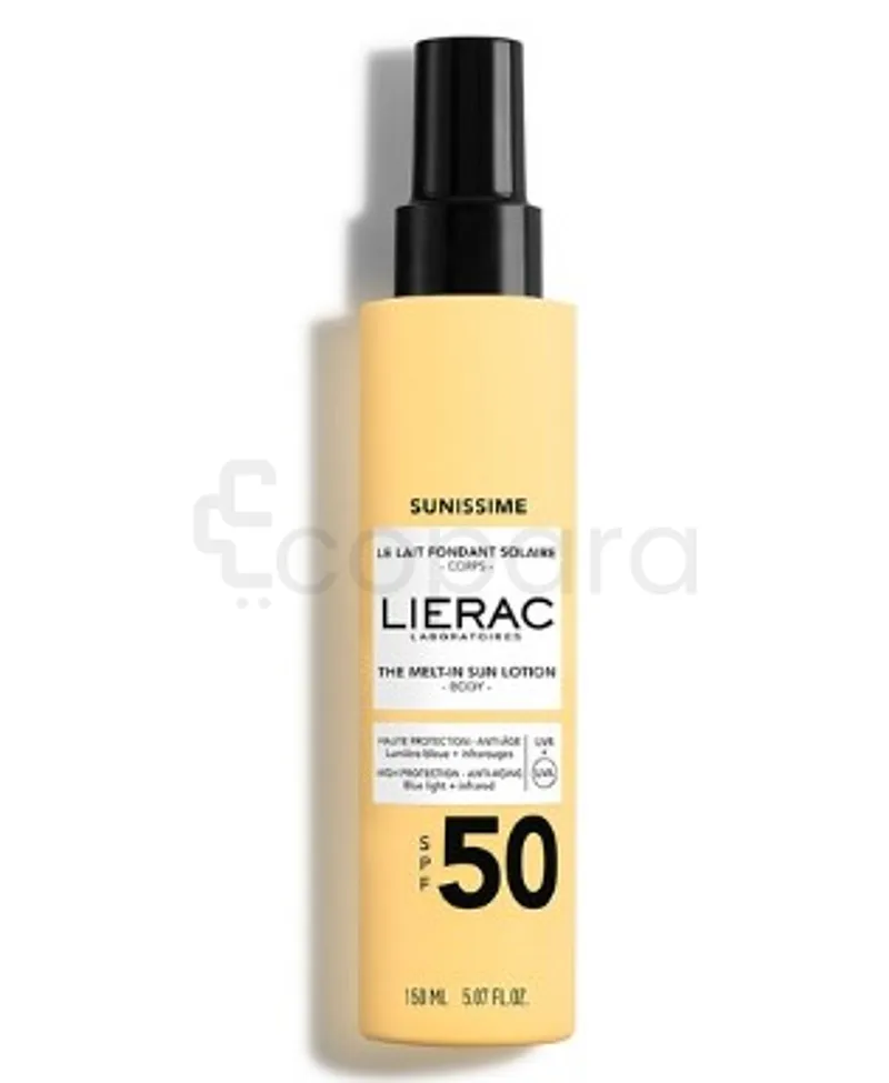 LIERAC SUNISSIME LE LAIT FONDANT SOLAIRE CORPS SPF50+ 150ML