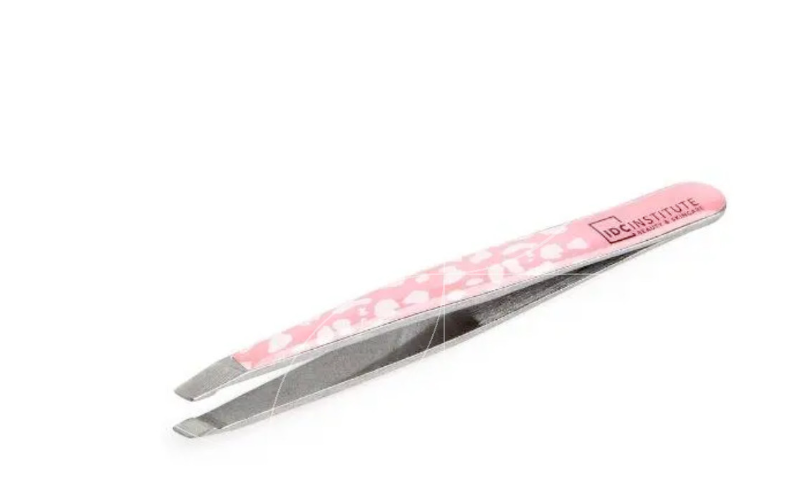 IDC INSTITUTE PINCE A EPILER ROSE IMPRESSION ANIMALE