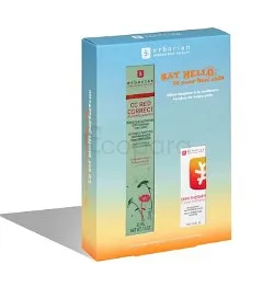 ERBORIAN COFFRET SAY HELLO CC RED CORRECT 45ML + SKIN THERAPY 10ML