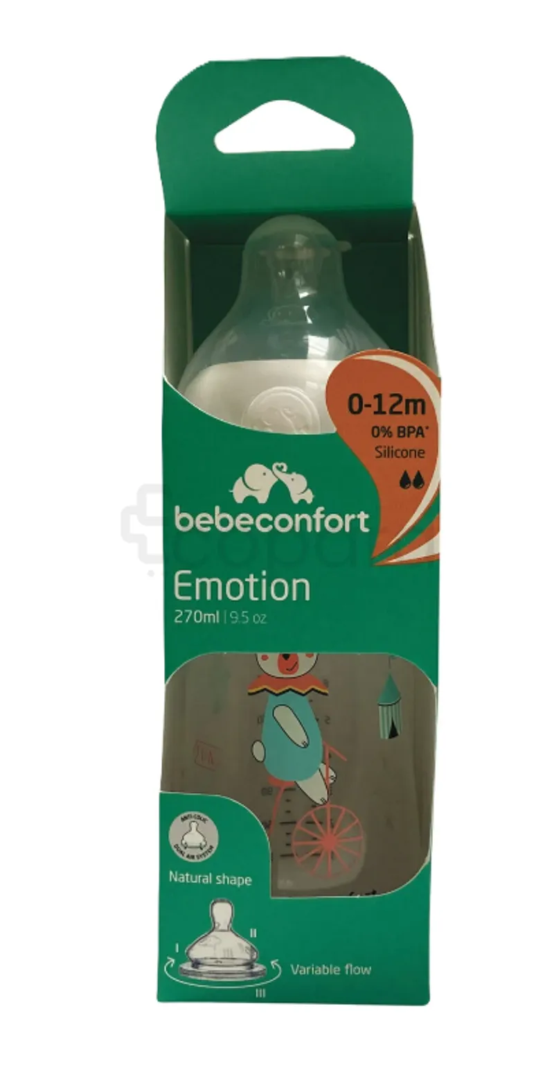 BEBE CONFORT BIBERON PP EMOTION THE TRAVELLER 270ML BLANC REFERENCE 5718
