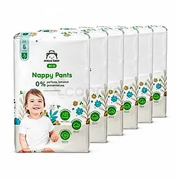 MAMA BEAR PANTS ECOLOGIQUES BEBE TAILLE 6 BOITE DE 18