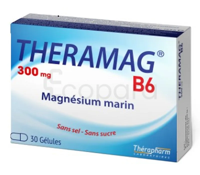 THERAMAG B6 300MG MAGNESIUM MARIN BOITE DE 30 GELULES