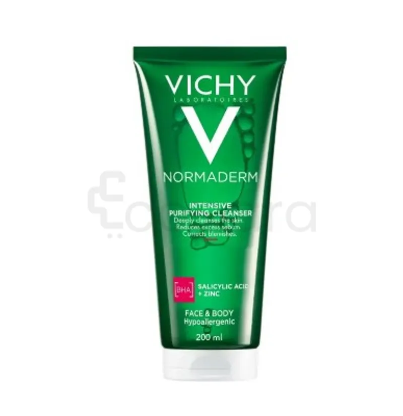 VICHY NORMADERM PHYTOSOLUTION GEL PURIFIANT PEAU GRASSE ACNEIQUE 200ML
