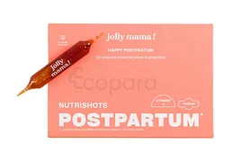 JOLLY MAMA HAPPY POSTPARTUM SAFRAN GIMGEMBRE BOITE DE 20 AMPOULES