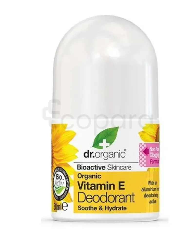 DR ORGANIC DEODORANT ROLL-ON VITAMINE E BIO 50ML