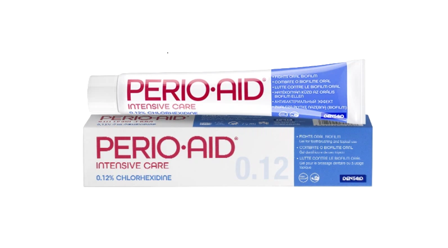 PERIO-AID ANTI-PLAQUE TOOTHPASTE 0.12% GEL 75ML