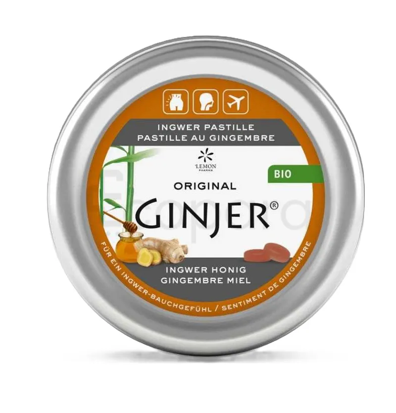 LEMON PHARMA ORIGINAL GINJER PASTILLE GINJEMBRE MIEL 40G