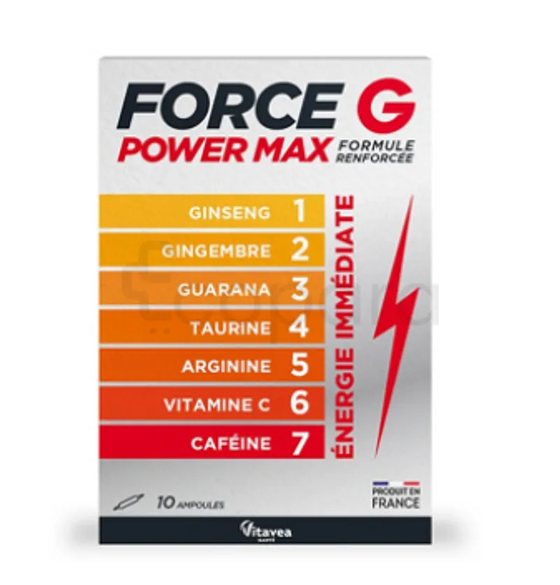 VITAVEA FORCE G POWER MAX BOITE DE 10 AMPOULES