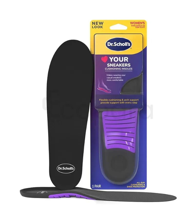 DR SCHOLL'S YOUR SNEAKERS CUSHIONING ISOLES WOMEN BOITE DE 1