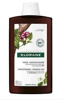 KLORANE QUININE SHAMPOOING A LA QUININE ET EDELWEISS BIO THINNING HAIR 400ML