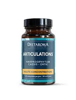 DIETAROMA ARTICULATION HARPAGOPHYTUM ORTIE CASSIS HAUTE CONCENTRATION BOTE DE 60 COMPRIMES