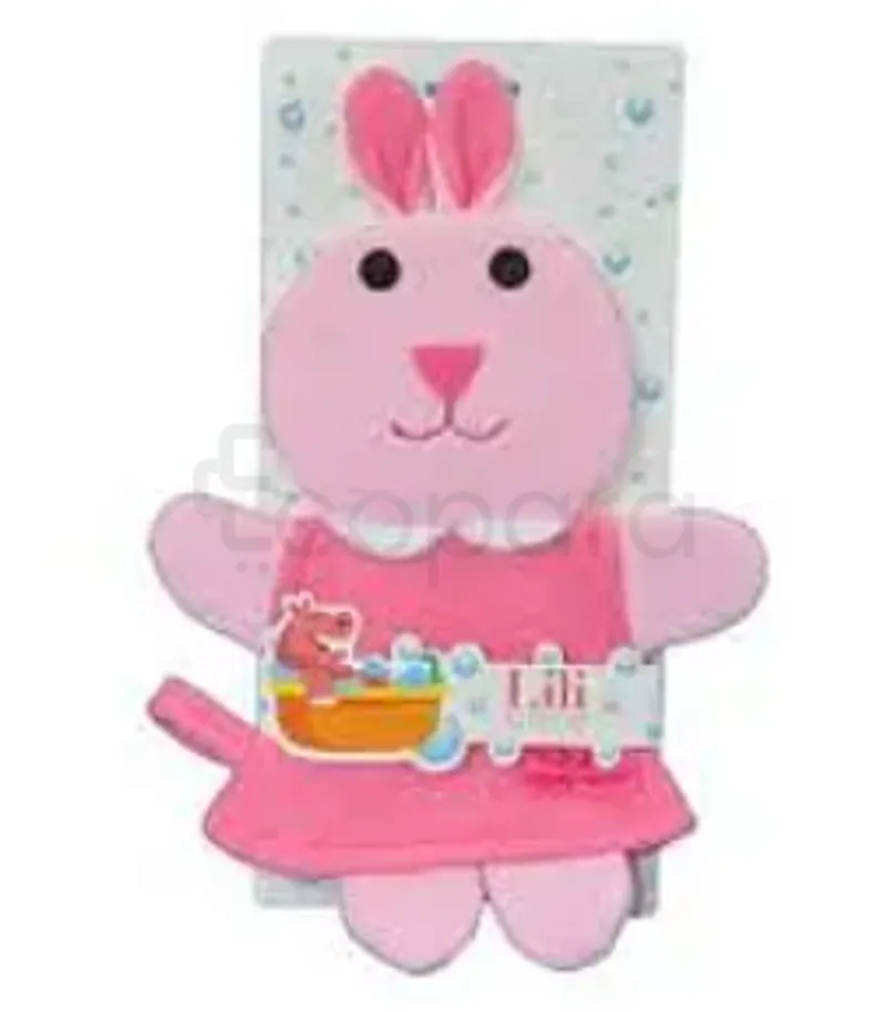 LILI CARE GANT DE SAVONNAGE ENFANT ROSE
