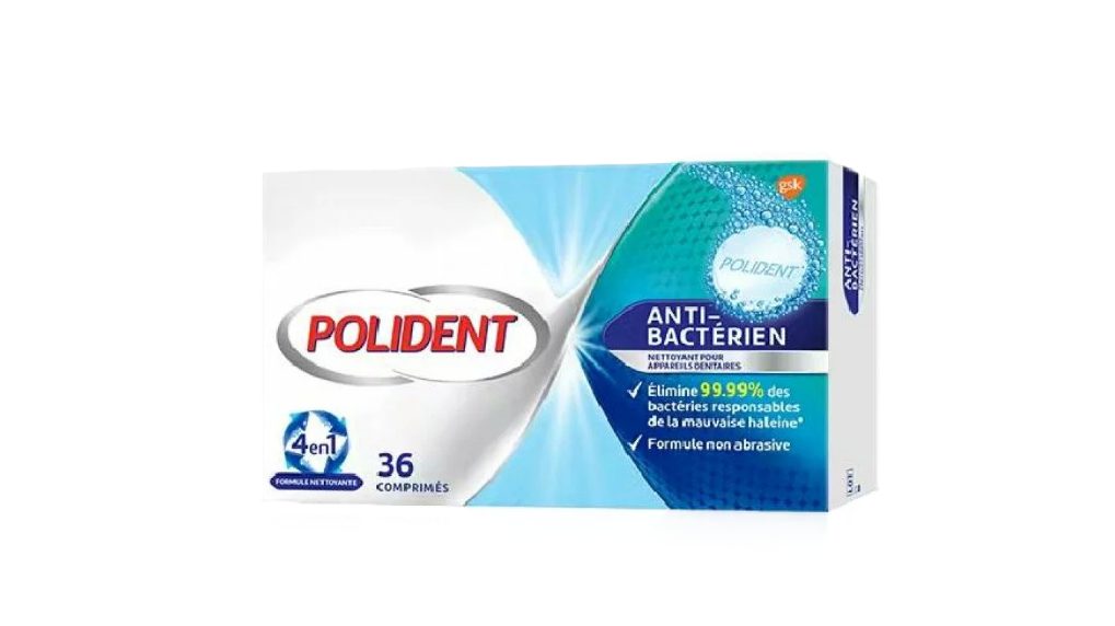 COREGA POLIDENT NETTOYANT APPAREIL DENTAIRE 36 COMPRIMES
