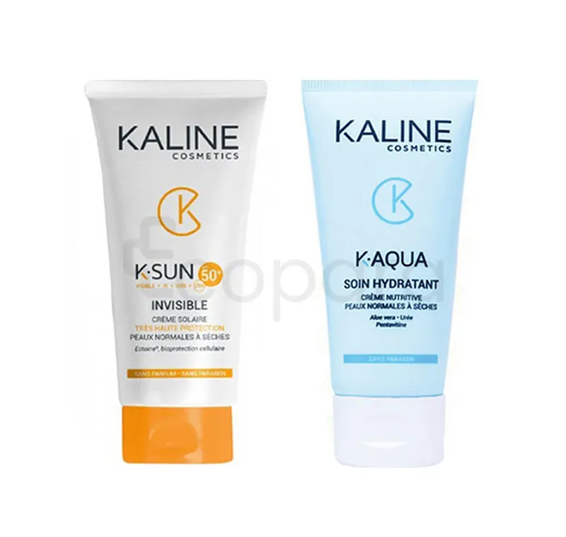 KALINE PACK K-SUN BONNE MINE SPF50+ 50ML + K-AQUA COLD CREME 50ML OFFERT