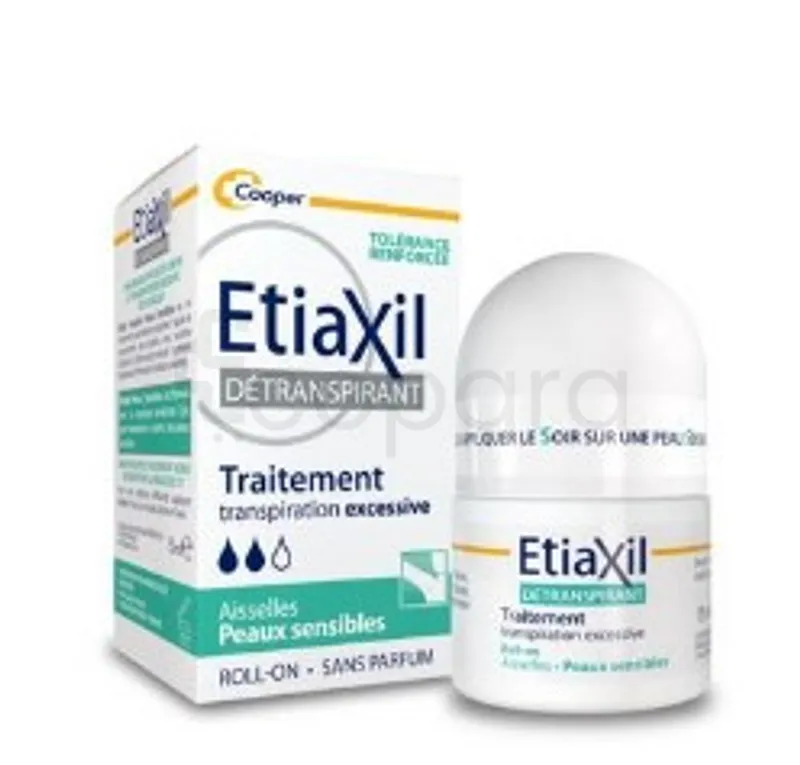 ETIAXIL DETRANSPIRANT EXCESSIVE AISSELLES PEAUX SECHES ROLL-ON FORTE 15ML