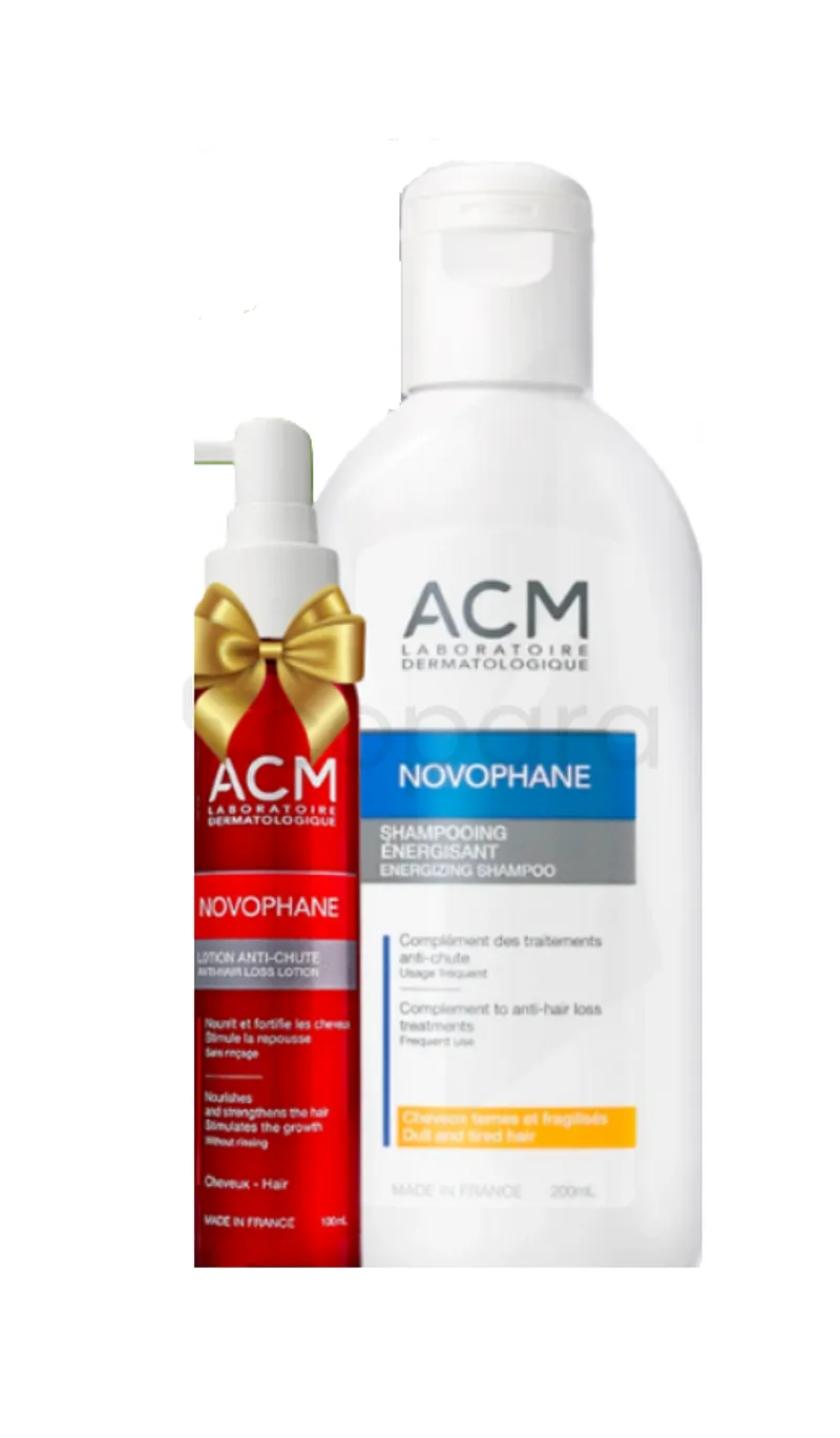ACM NOVOPHANE PACK REACTIONAL LOTION ANTI-CHUTE 100ML + SHAMPOOING ENERGISANT 200ML OFFERT