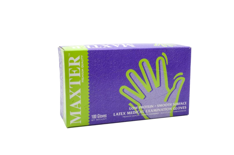 MAXTER GANTS EXAMIN LATEX BOITE DE 100 REFERENCE 014003-LG