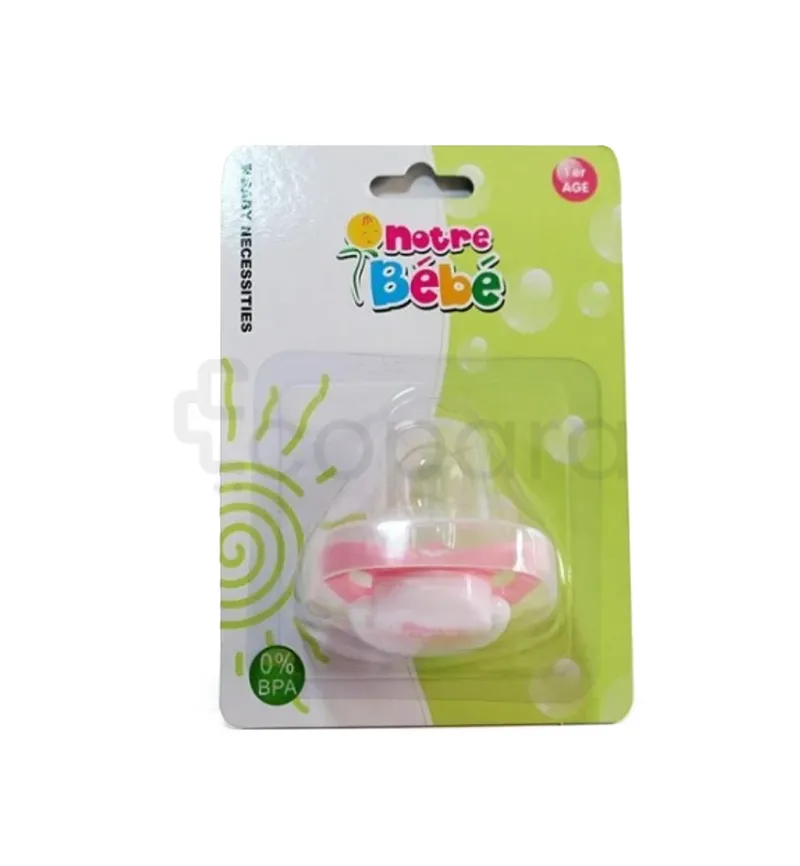 NOTRE BEBE SUCETTE PHYSIOLOGIQUE POUCE 1ER AGE BLANC REFERENCE NB020