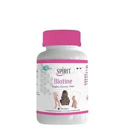 SPIRIT BIOTINE ONGLES CHEVEUX PEAU BOITE DE 60 GELULES
