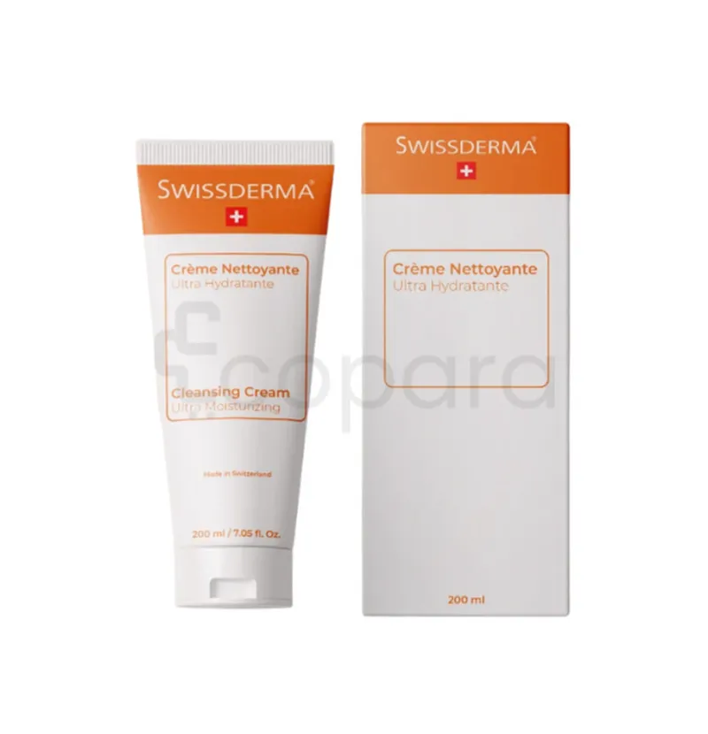 SWISSDERMA CREME NETTOYANTE ULTRA HYDRATANTE 200ML