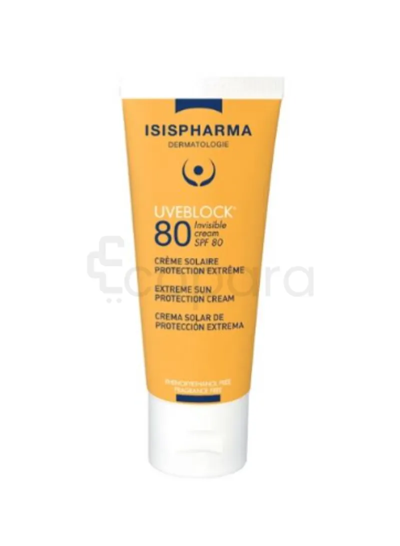ISISPHARMA UVEBLOCK 80 INVISIBLE CREAM 40ML REFERENCE COIVISI019