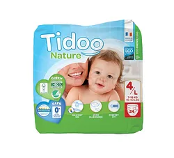 TIDOO COUCHES T4 TAILLE L 7-18KG BOITE DE 24