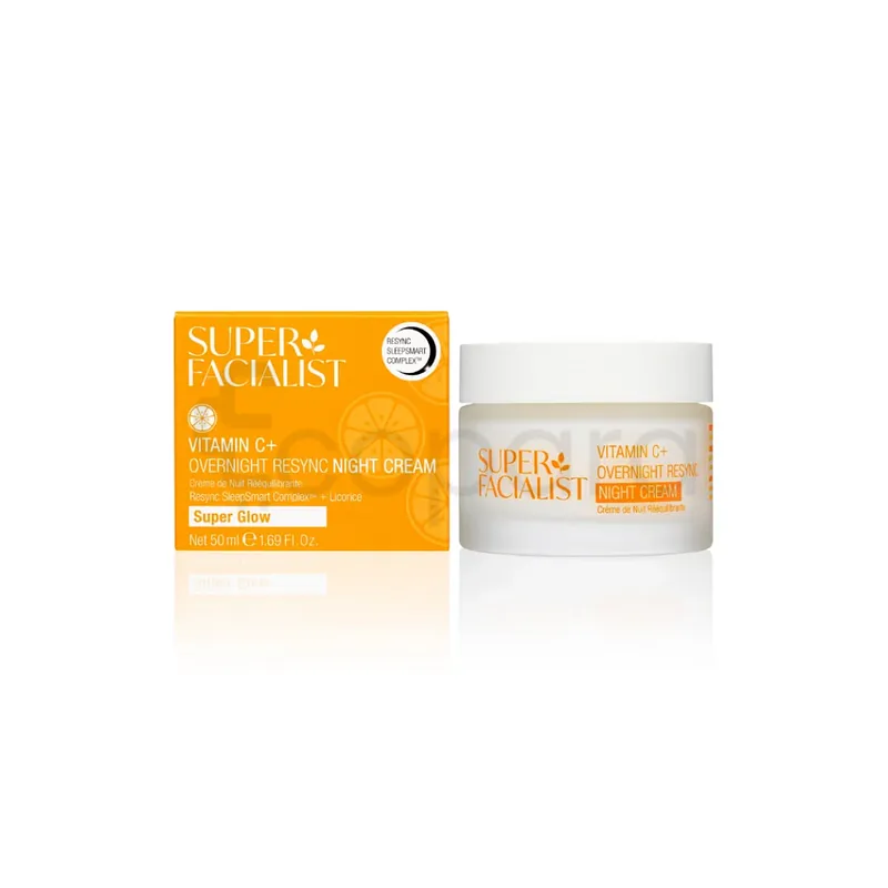 SUPER FACIALIST VIT C+ OVERNIGHT RESYNC NIGHT CREAM 50ML