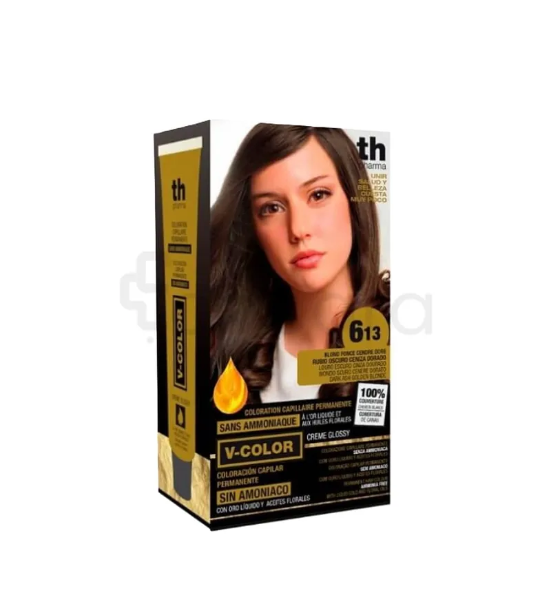 TH PHARMA VITALIA COLOR NUMERO 6.13 BLOND FONCE CENDRE DORE