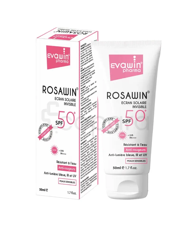 EVAWIN PHARMA ROSAWIN ECRAN SOLAIRE INVISIBLE ANTI-ROUGEURS 50ML