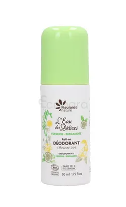 FLEURANCE DEODORANT EAU DES DELICES VERVEINE ET BERGAMOTE 50ML