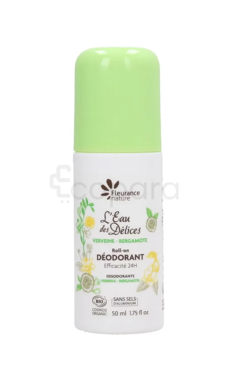 FLEURANCE DEODORANT EAU DES DELICES VERVEINE ET BERGAMOTE 50ML