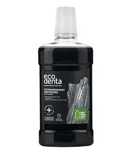 ECODENTA EXTRAORDINARY BAIN DE BOUCHE AU CHARBON ACTIF 500ML